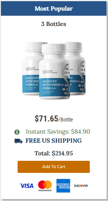 Advanced Mitochondrial Formula Price